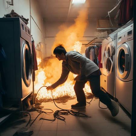 洗衣机按键自燃真相揭秘