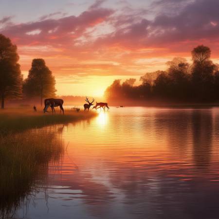 “春日花开,阳光明媚”