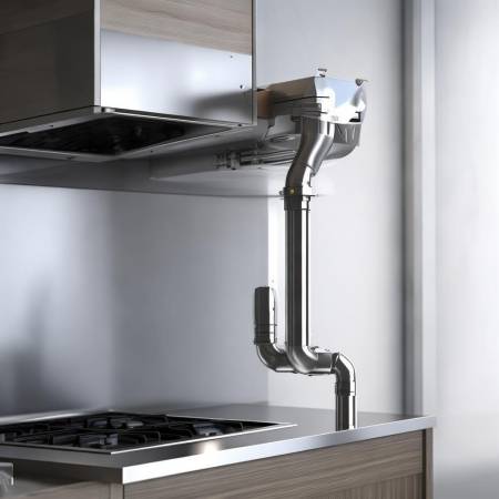 油烟机排烟管道室外连接