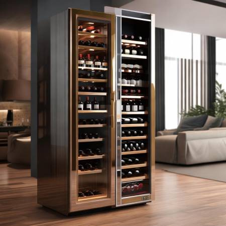 湖南定制红酒柜效果图鉴赏，尽显品味与风格