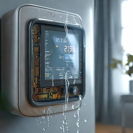 壁挂炉防水,主板惊险不倒