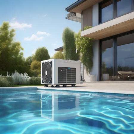 空气能供暖,节能省电,延长泳池