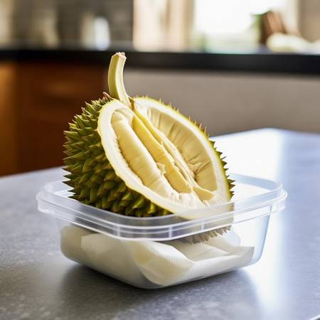 榴莲保鲜小技巧:纸巾防潮