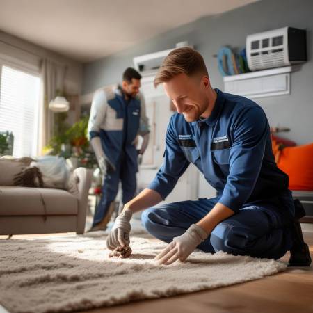 空调安装后，南京迅达清理现场