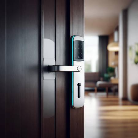 英德曼智能锁，安全便捷，科技感