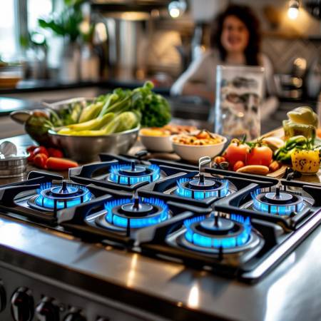 六灶头燃气灶,厨房生活升级!