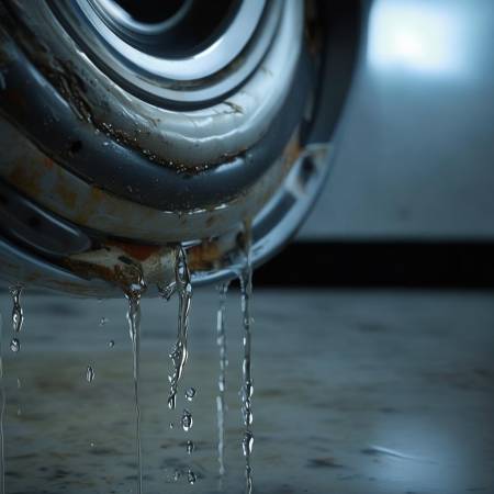 洗衣机进水阀老化漏水
