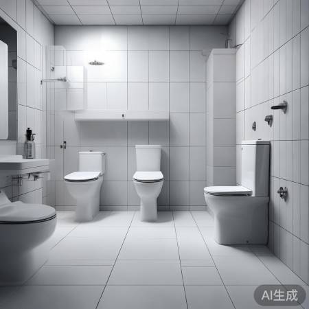 测量卫生间选马桶
