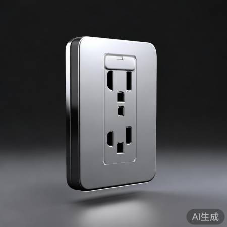 简洁美观插座,注重材质安全