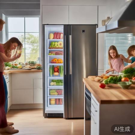 大肚子冰箱，储物无忧