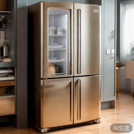 高端对开门冰箱，美观实用