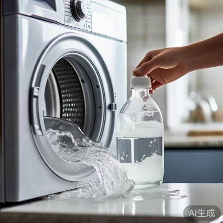 清洁洗衣机,白醋除味