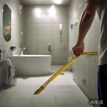 测量卫生间尺寸