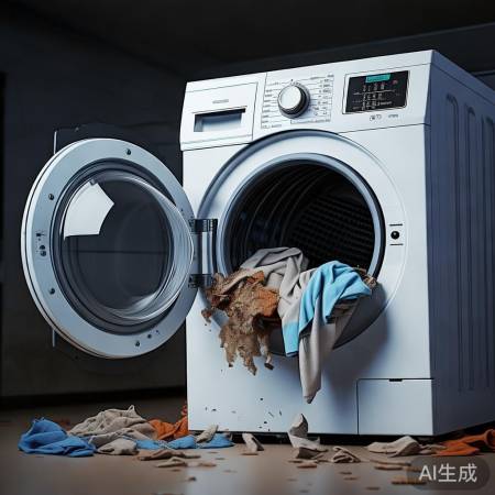 洗衣机甩飞衣物,轴承需及时更换