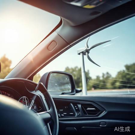 车内空调风车,清凉夏日好帮手。