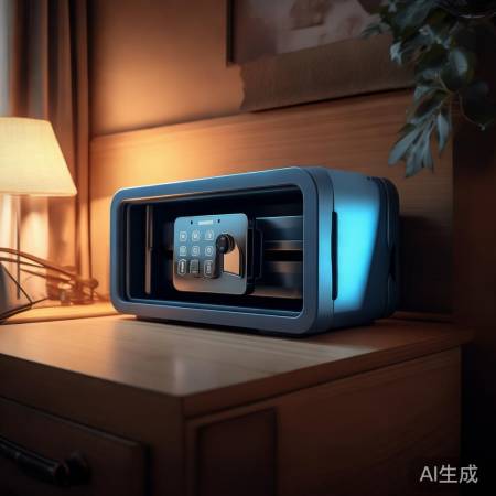 家用充电床头保险柜,生活安全两