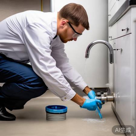 连接热水器水源，检查无漏