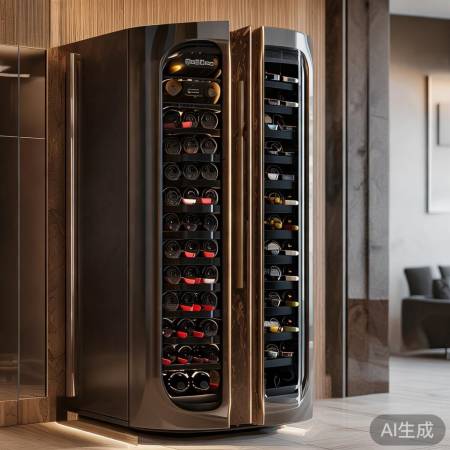 “考究酒柜,温湿度调节,陈年红
