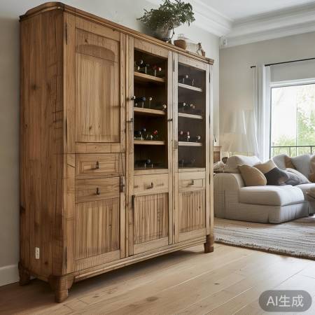 红酒格隔断酒柜效果图鉴赏：时尚空间设计亮点解析