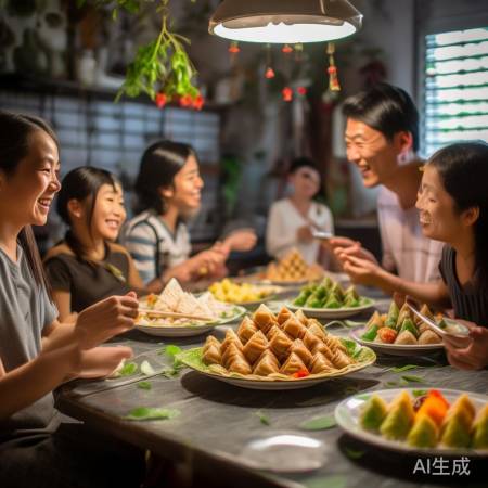 适量吃粽子，端午快乐！