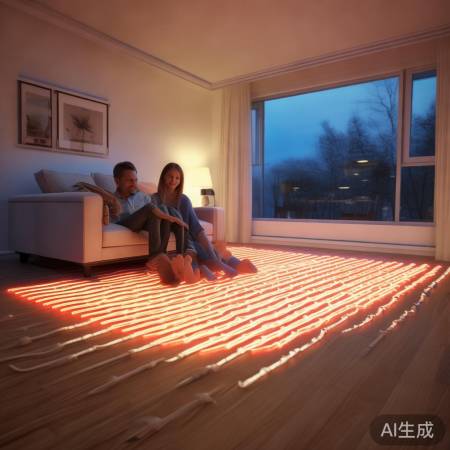 地暖供暖,舒适度高