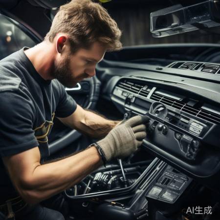 拆解空调面板很简单