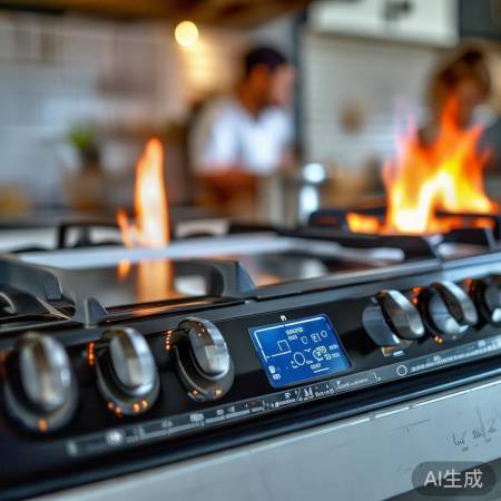 燃气灶安全报警,熄火保护贴心