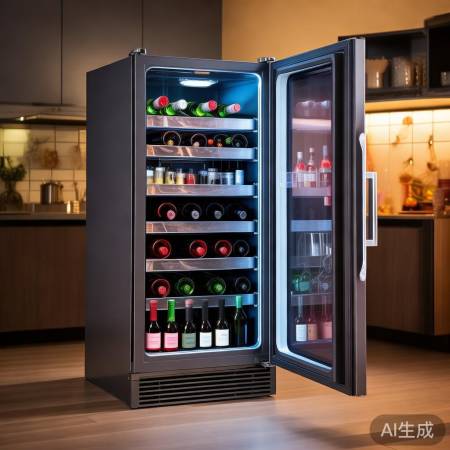 中秋红酒柜带冰箱，家居必备神器