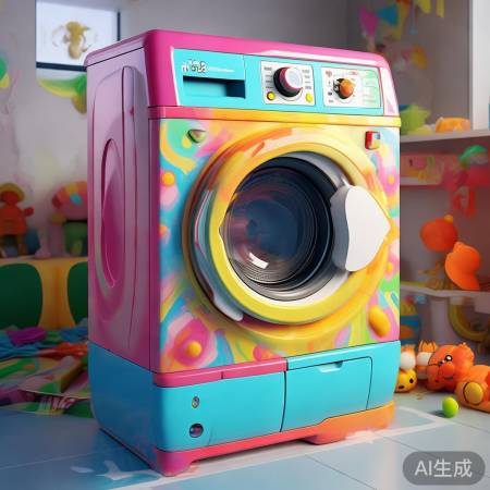 智能互动洗衣机,吸引孩子注意