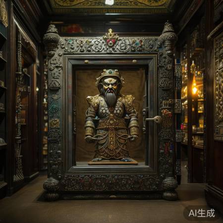 保险柜藏财神：财运滚滚来，家居安全新主张