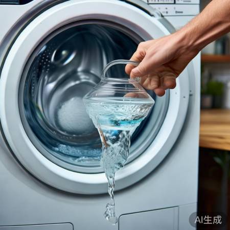 定期用白醋除洗衣机垢