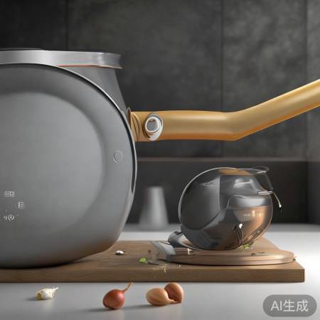 “美的加厚燃气灶锅,环保不粘易