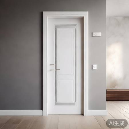 灰墙白门,时尚简约