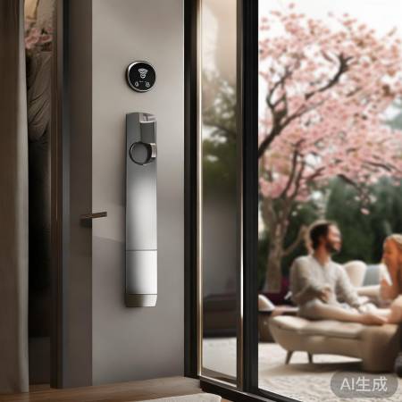 樱花指纹锁：时尚生活，智能守护新选择