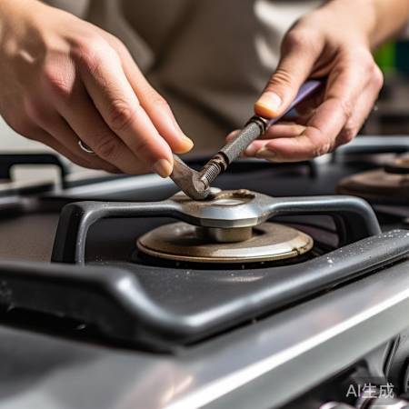 检查点火针,砂纸打磨