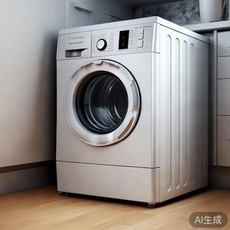 洗衣机平稳放置,留空间