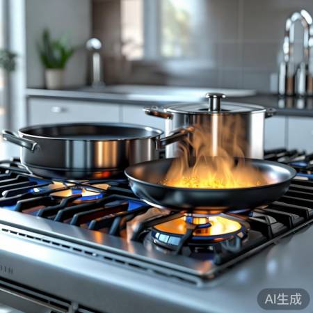 家用多灶燃气灶，轻松烹饪好帮手