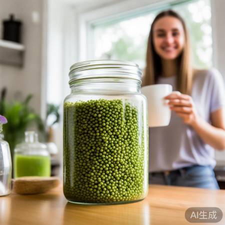 绿豆泡水5天后饮用，效果惊人！