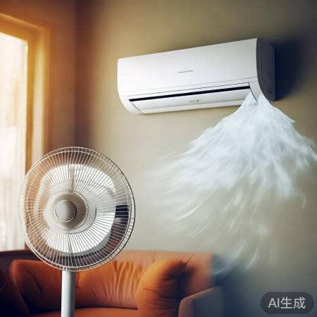 空调加风扇,降温更有效