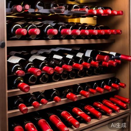 红酒瓶适高，空间充足。