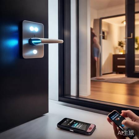 指纹锁APP控门，方便实用