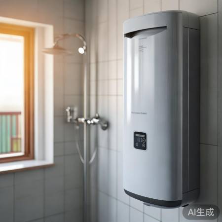 热水器安装近淋浴,节能通风佳。