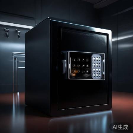 黑色至尊保险柜：居家安全必备之选