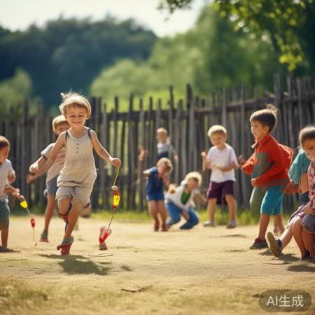 童年传统游戏乐趣多