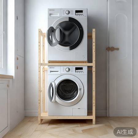 洗衣机烘干机叠放方法