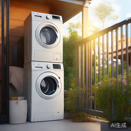 “阳台洗衣机烘干,温馨家居新主