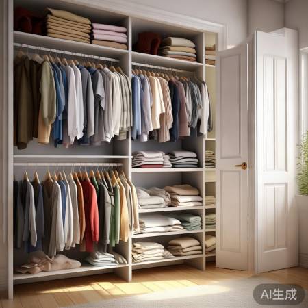每月整理衣柜,衣物整齐方便