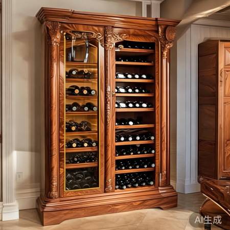 实木红酒柜:高端保温定制