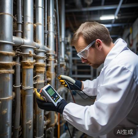 检查空气能热泵管道