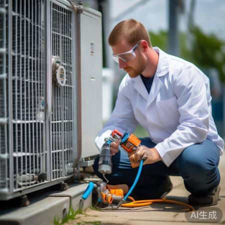 加氟完毕，盖好盖子。